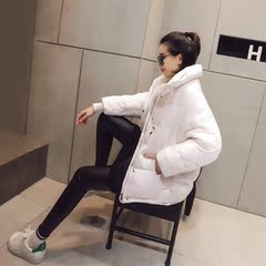 羽绒服女新款冬季2016韩版加厚宽松纯色轻薄短款韩国女装保暖外套