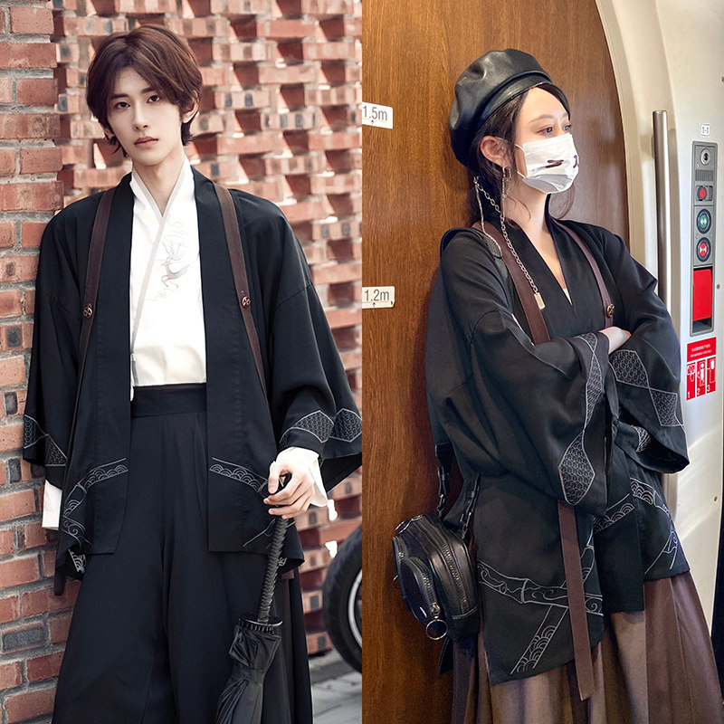 【流烟昔泠-星野】原创正品绣花宋风汉元素飞机袖上衣汉服男女