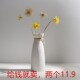 陶瓷干花花瓶小清新花插满天星水培现代白色欧式客厅家居装饰摆件