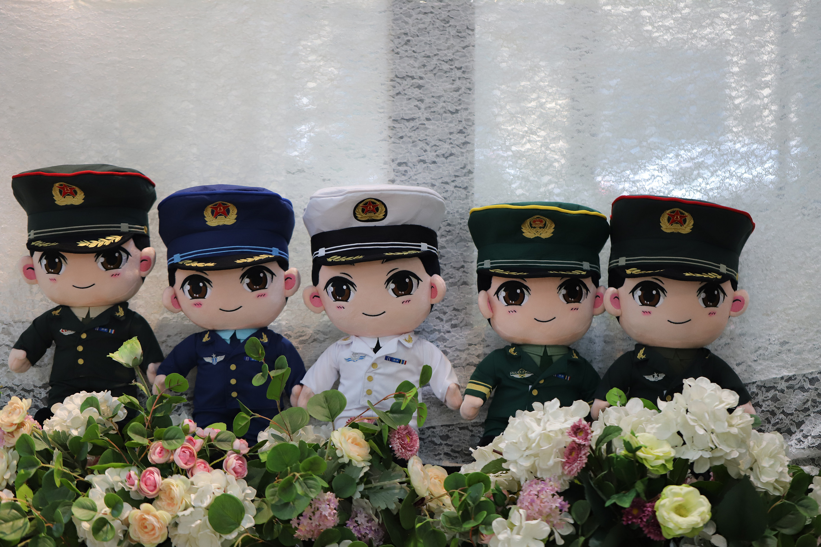 兵娃娃常服娃娃军人玩偶送兵哥哥送女友兵小萌曾小萌军恋礼物