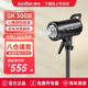 Godox 神牛SK300 W II摄影闪光灯300W人像静物证件照影棚室内补光灯影室影楼拍摄拍照打光灯单反相机三灯套餐