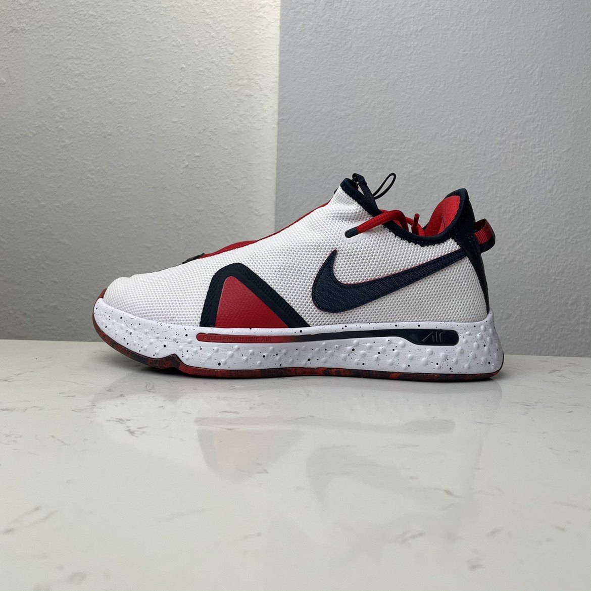 nike pg4 乔治4代黑白卡其数码实战篮球鞋 cd5082-200-101