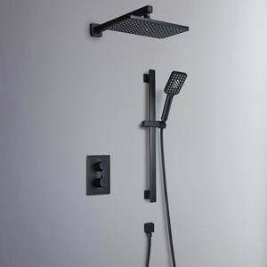 方形入墙恒温淋浴花洒套装图片