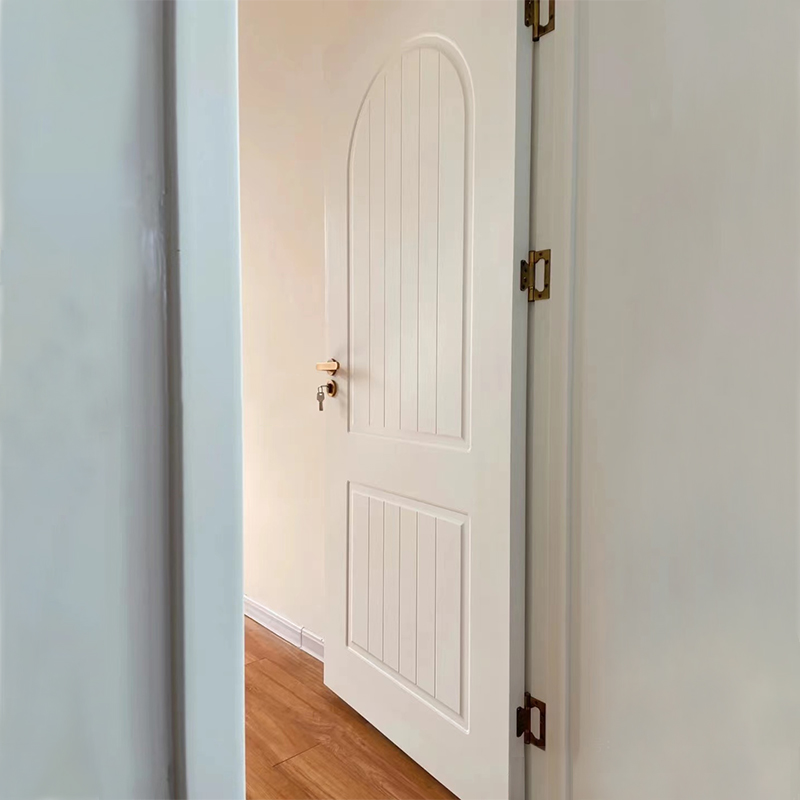 法式实木复合烤漆门贴板套装门全屋室内卧室重庆木门现代简约轻奢