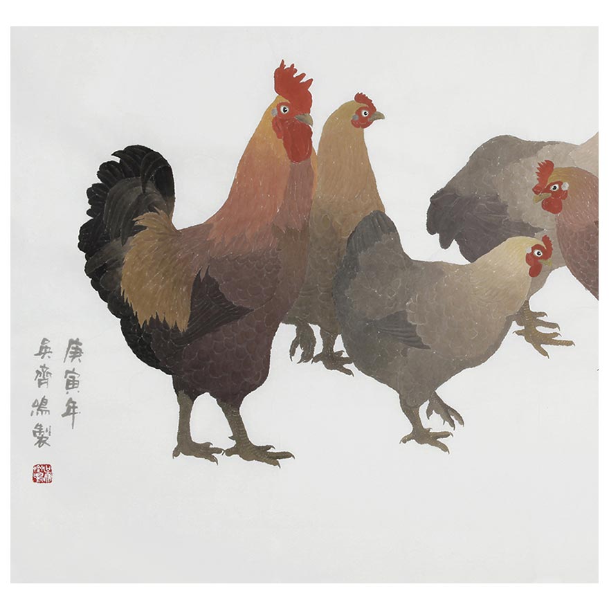 吴齐鸣《久吉图》雅昌纪录画家 高端好货