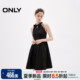 【热力裙】ONLY2024夏季新款蝴蝶结时髦挂脖短裙连衣裙|124207110