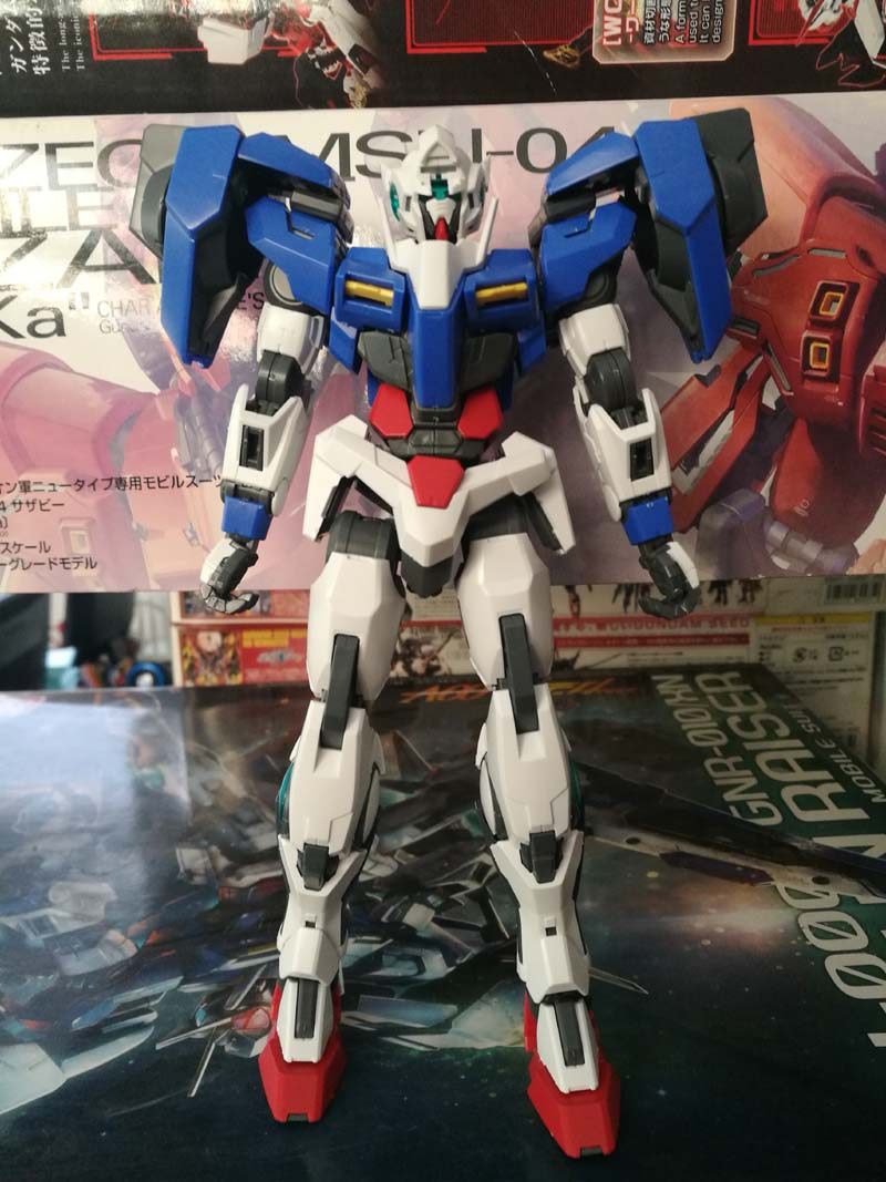 热销 万代 mg raiser 升降机套装 00r 七剑 高达主体特价