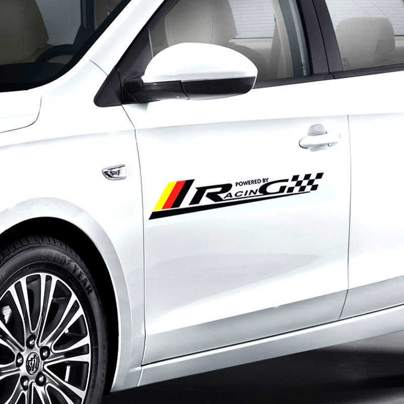 别克君威凯越车身拉花门贴英朗昂科威君越汽车贴纸遮挡划痕装饰贴