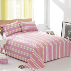 格子麻布床单图片