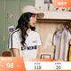 【2024新品】李宁运动时尚系列女子短袖文化衫AHSU712-1