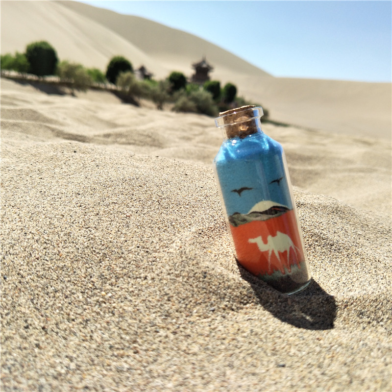 特价沙画定制 3d立体_3d立体敦煌夜光手工沙画瓶diy定制创意生日礼物