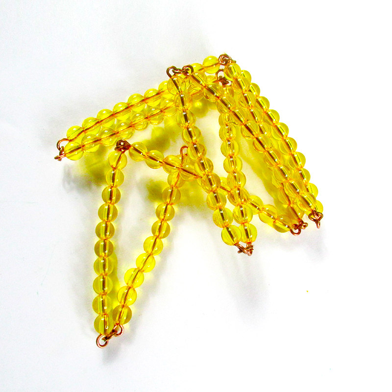 100串珠链1000串珠链蒙氏蒙特蒙台梭利教具 益智早教教具促销