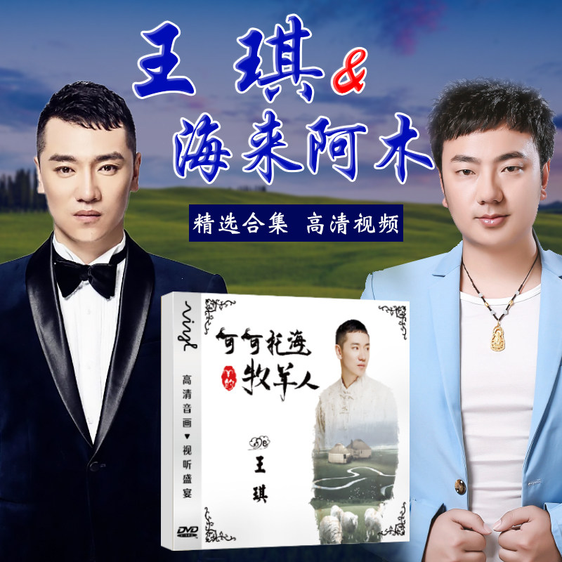 海来阿木dvd可可托海的牧羊人王琪dvd汽车载碟片歌曲流行mv唱片