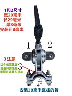 运动款轮椅连接器残疾车头电动前驱动拖头装置运动轮椅牵引快拆