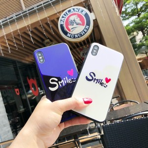 蓝光苹果6s钢化玻璃手机壳iPhone7 plus全包8p/X个性保护套潮男女