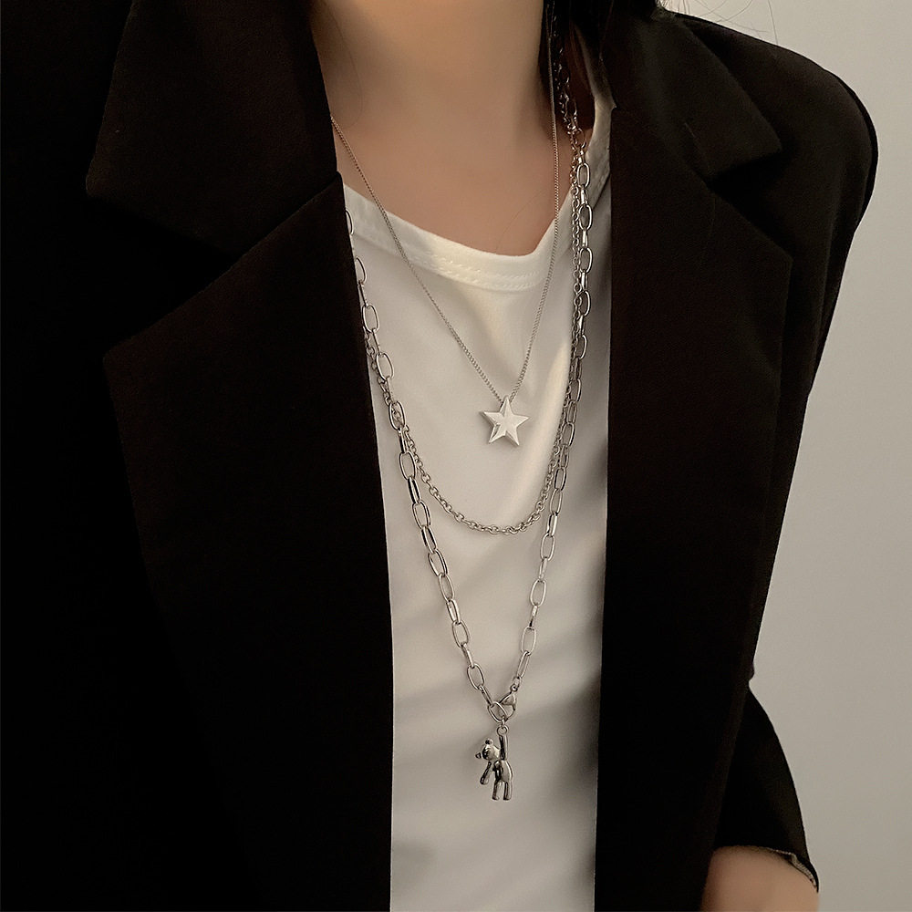 搭配卫衣的项链女2021年新款ins百搭饰品男生潮牌配饰潮嘻哈长链