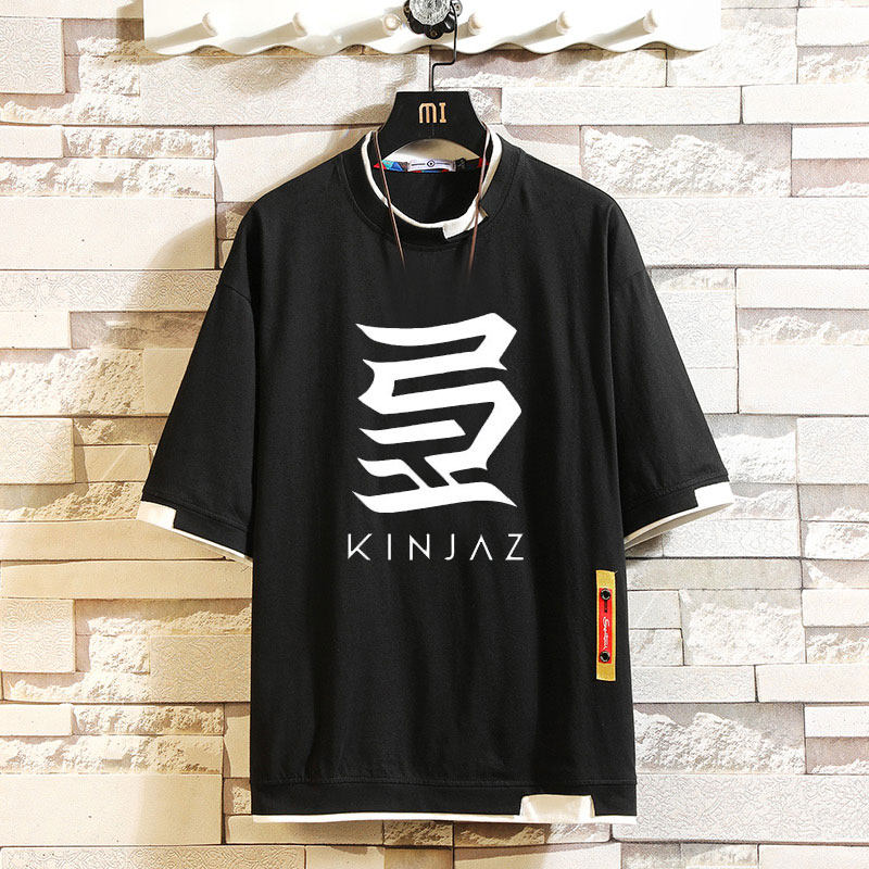 街舞团kinjaz忍者兄弟团周边短袖纯棉t恤男女休闲半袖学生情侣
