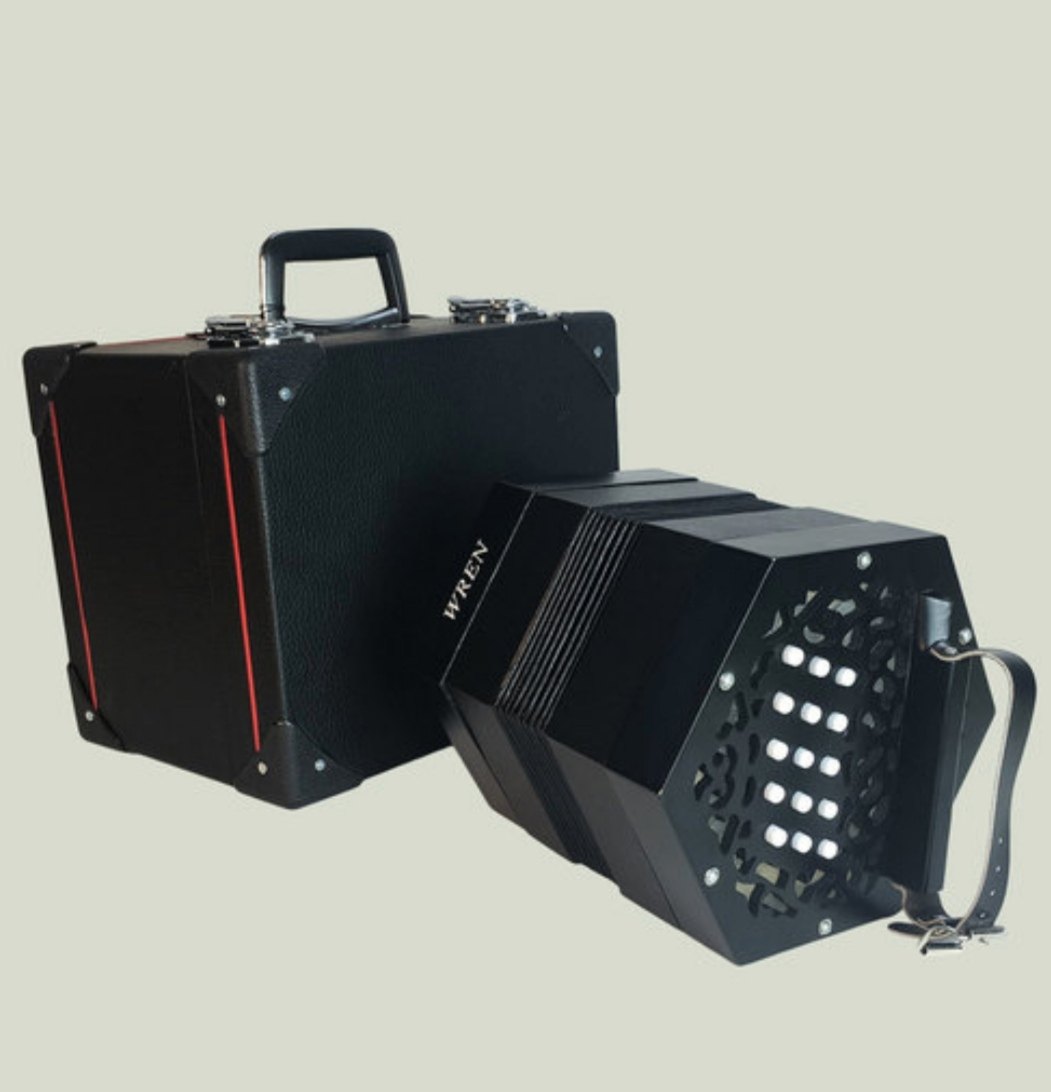 意大利六角手风琴复古30键班多钮成人迷你初学巴扬琴乐器教材