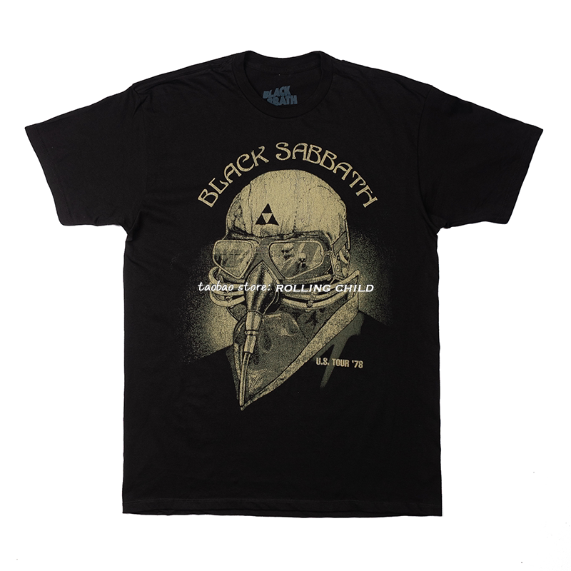 正版black sabbath黑色安息日乐队vintage摇滚短袖t恤 官方现行版