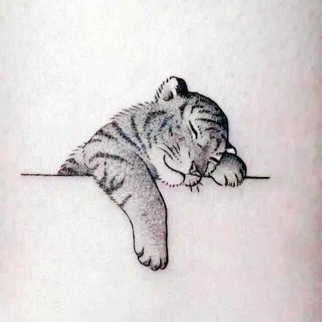 老虎纹身贴