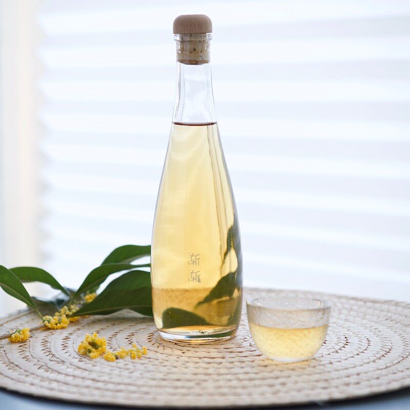 桂花酒桂花酿女士果酒女酒渐渐桂花落杭州特产桂花酒低度酒果味酒