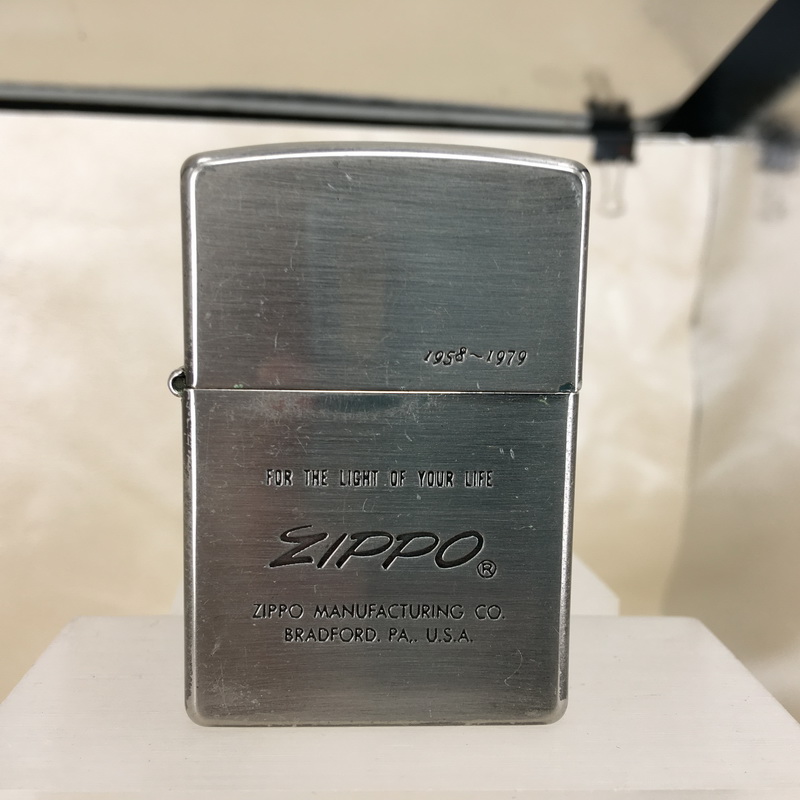 原装1997年二手好品午夜拉丝蚀刻经典zippo