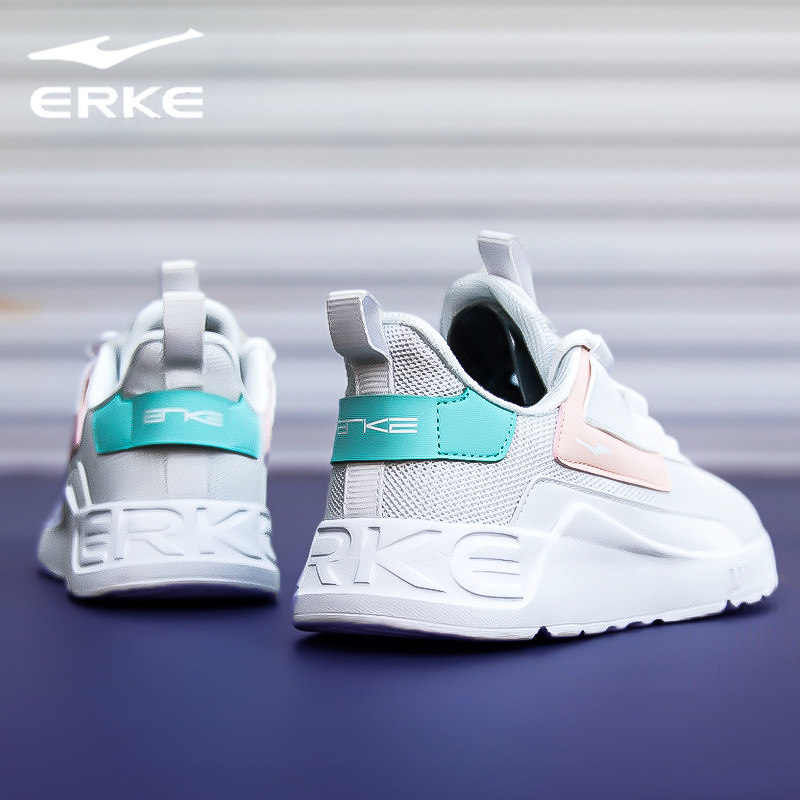 鸿星尔克女鞋运动鞋夏季网鞋红星官网旗舰休闲鞋子网面透气跑步鞋