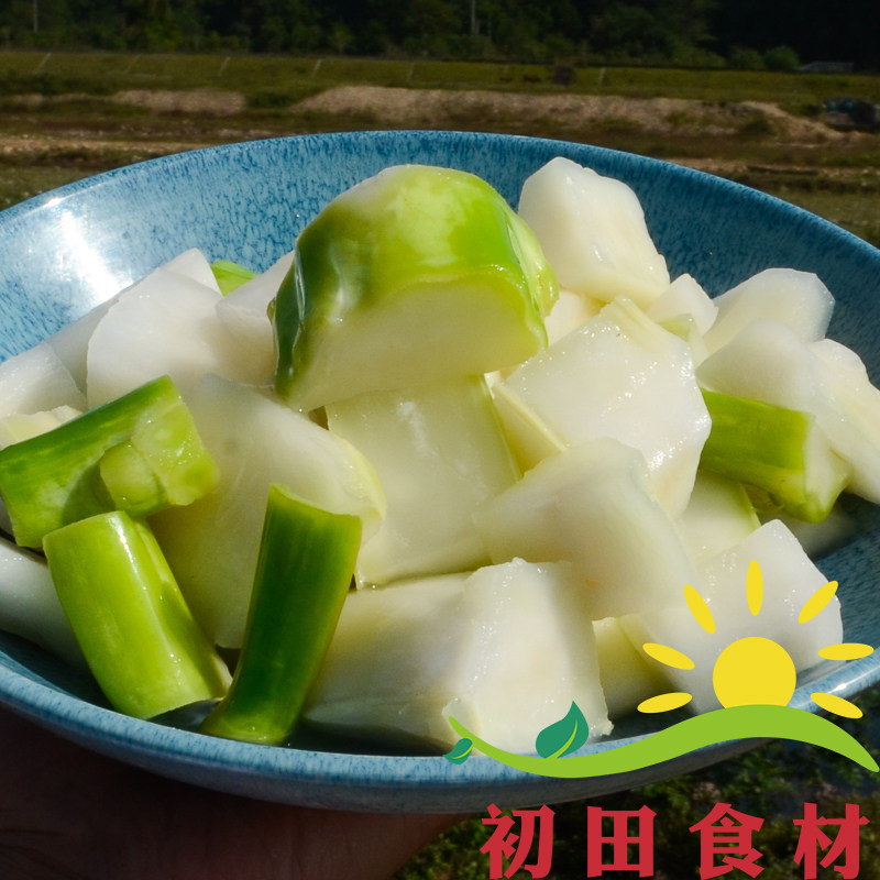 芥菜生芥菜梗新鲜腌制不咸的2斤1000克温州特色美食下饭