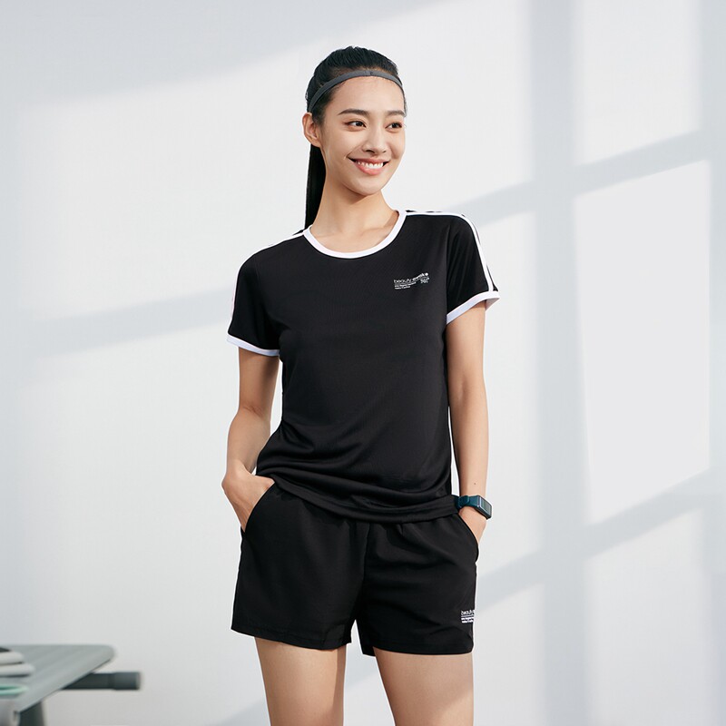 361运动套装夏季新款跑步运动服宽松透气速干健身套装女装运动裤