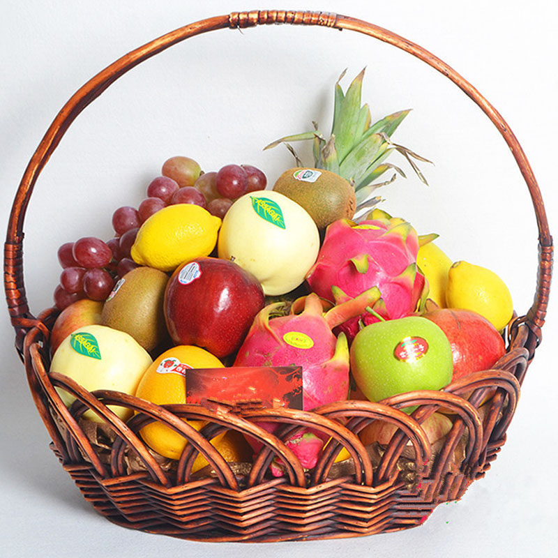 慰问水果篮礼品蓝邵阳长沙同城速递探望病礼生日礼物配送长辈