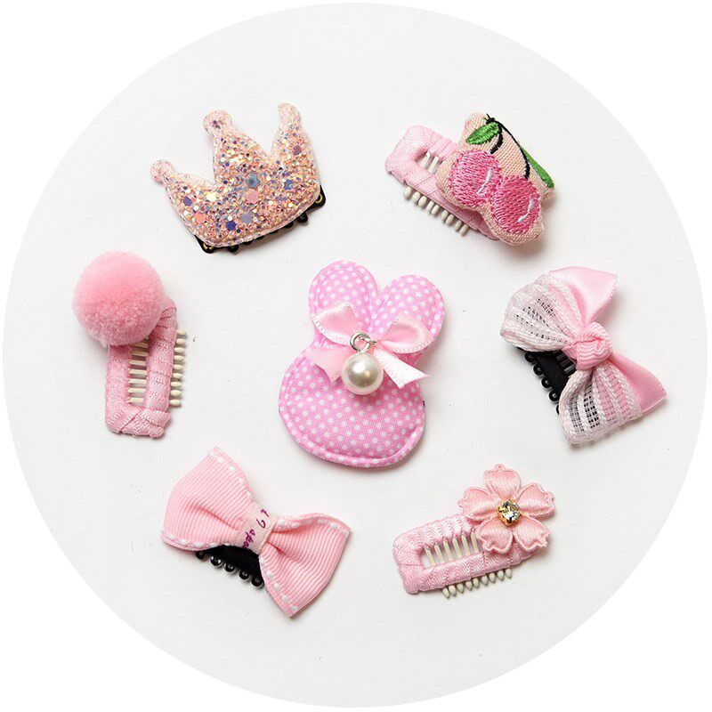 促销优惠汗毛头饰小孩发卡发夹夹子新生儿夹女宝宝小公主婴儿小童_1折