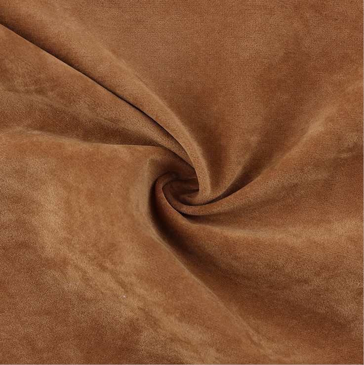 鹿皮绒布料箱包飘窗垫窗台垫面料靠垫子抱枕翻毛皮料布艺手工diy