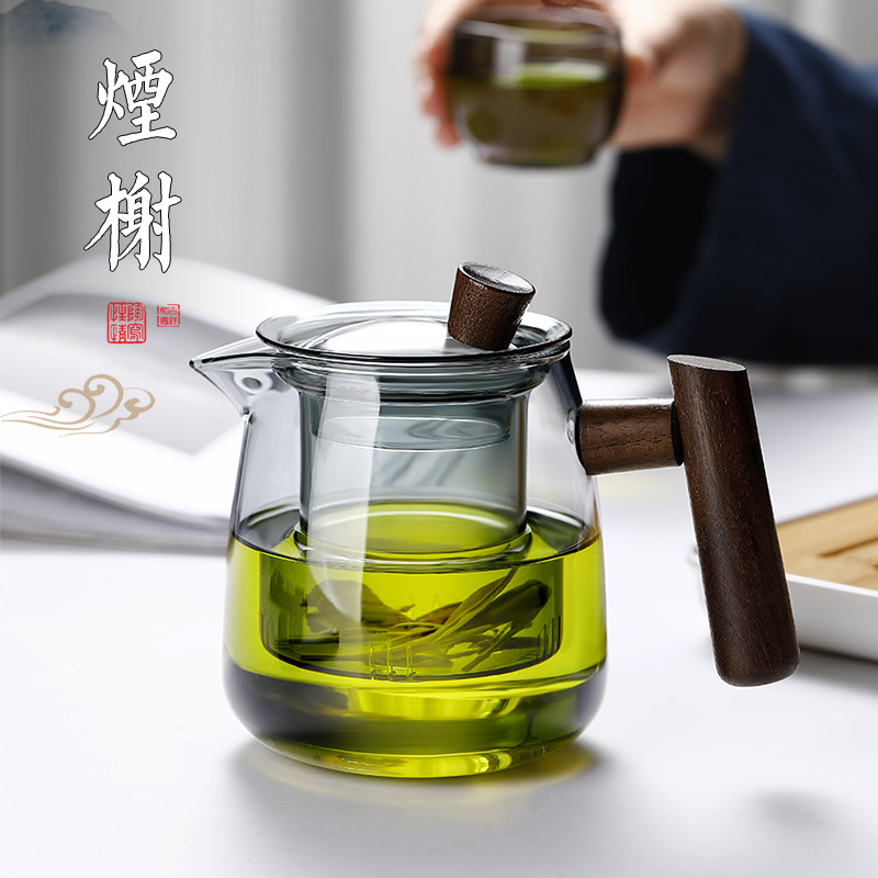 茶壶泡茶家用茶水分离杯单壶一人用玻