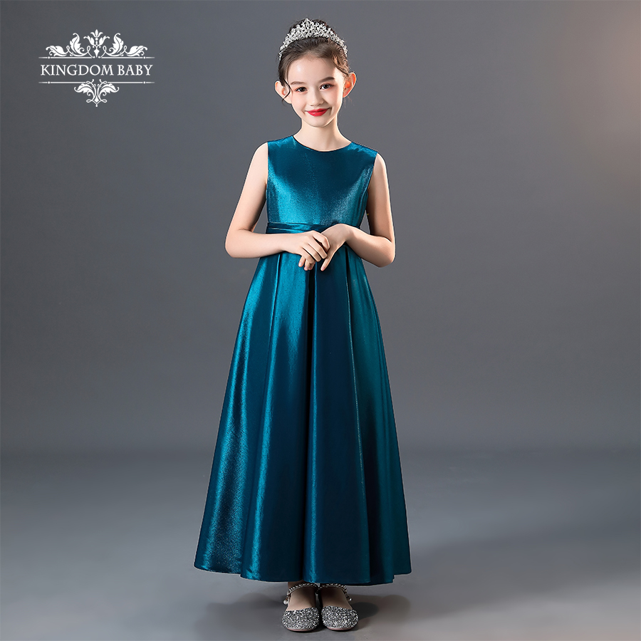 儿童音乐会管弦乐团舞台演出服女童钢琴表演礼服裙合唱团朗诵主持