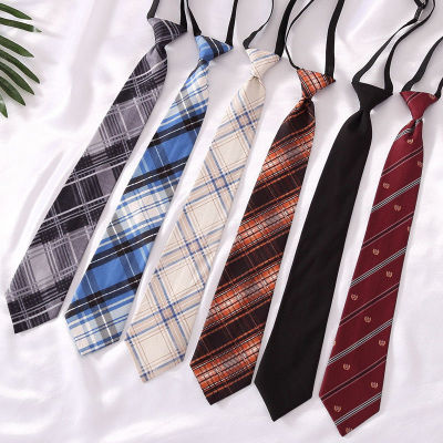 【买二送一】韩版学生学院风日系格子领带jk制服领带男女通用领带