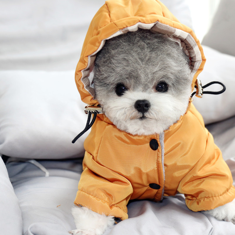 比熊泰迪博美雪纳瑞贵宾小型犬秋冬狗狗衣服加厚保暖防寒棉衣优惠券