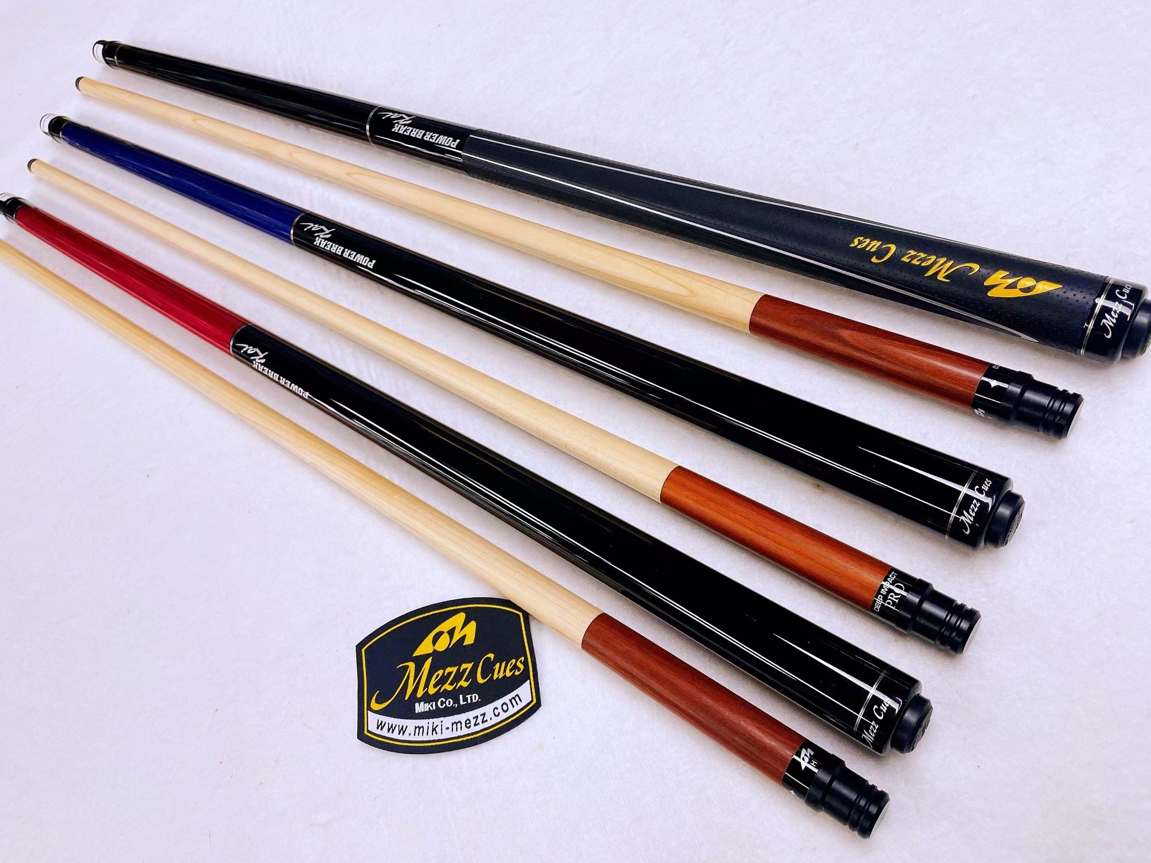 日本进口mezz美兹魁冲杆光把开球专用台球杆胶把魁冲球杆紫心木