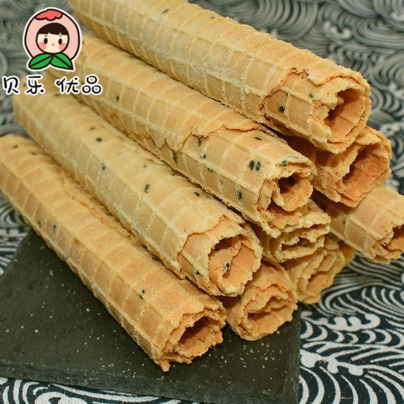 蛋卷安徽特产传统手工老式芝麻鸡蛋香脆童年蛋卷饼干