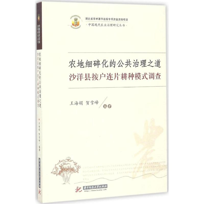 农地细碎化的公共治理之道 王海娟,贺雪峰 编著 农业基础科学专业科技 新华书店正版图书籍 华中科技大学出版社