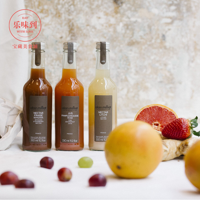 法国进口高端果汁艾兰优果alain milliat葡萄果浆热带水果
