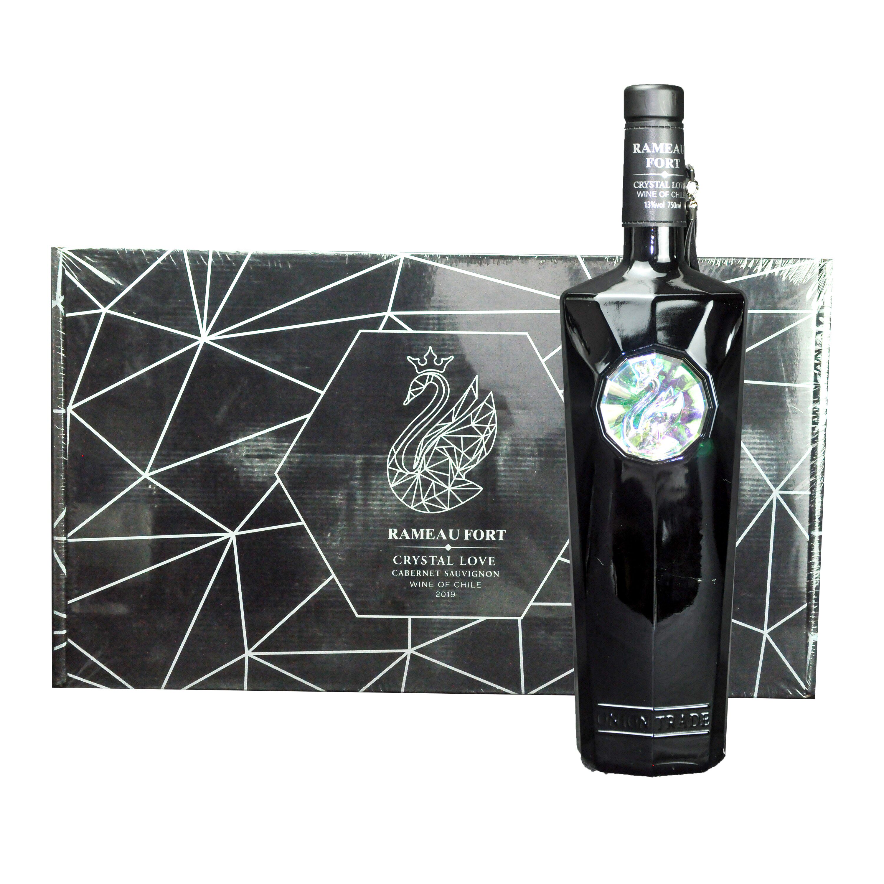 智利进口红酒拉摩图堡水晶之恋干红葡萄酒13度750ml6瓶整箱包邮