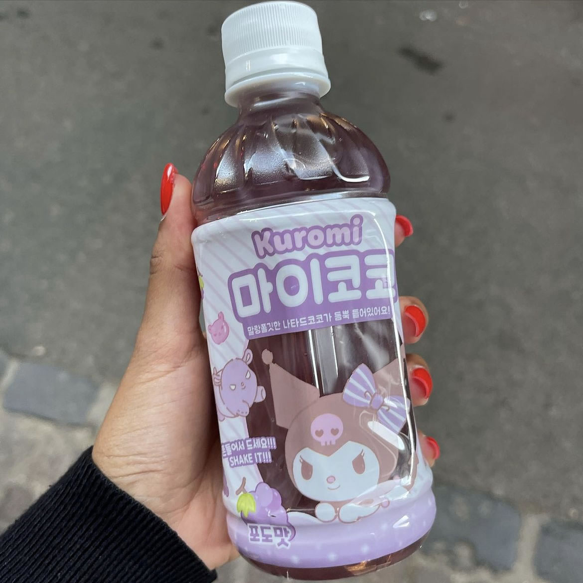 库洛米可爱椰果果味饮料340ml 