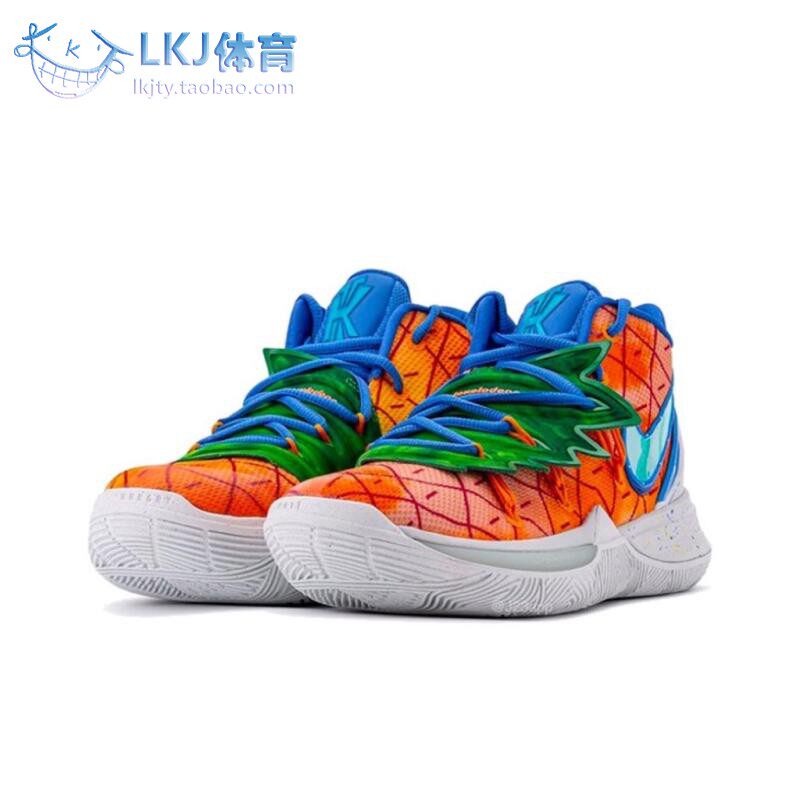 nikekyrie5欧文5海绵宝宝联名菠萝屋实战篮球鞋cj6951800