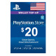 美服PSN20美刀礼品卡 PS5/PS4/PS3 Network Prepaid Gift Card US