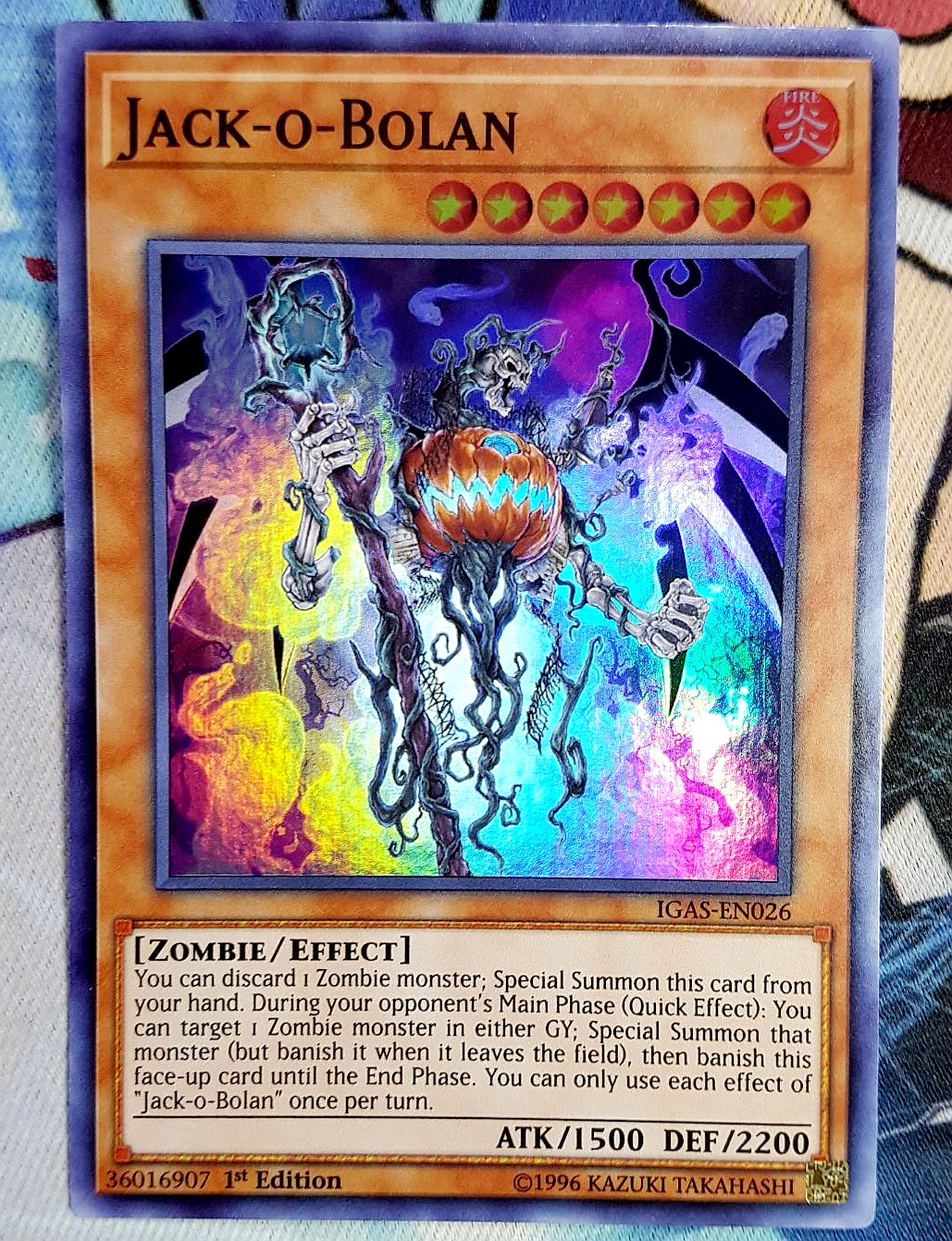 sr游戏王美英一刷igasen026硼素死神杰克南瓜dc1桌游配件