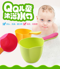 宝宝洗头杯婴儿花洒洗澡水瓢水舀花洒沐浴水勺儿童戏水玩具用品