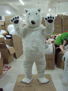北极熊卡通行走人偶服装熊猫Cosplay卡通人物表演服动漫玩偶服装
