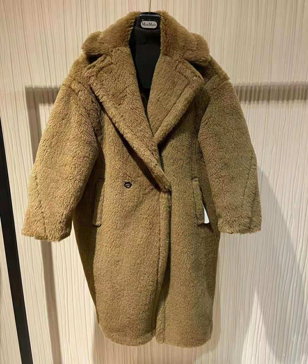 maxmara21秋冬70周年秀款双面穿ted1951泰迪驼绒大衣