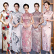 新式旗袍夏天年轻款少女2025年新款长款气质真丝绸优雅性感中国风