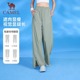 骆驼女装运动裤2024夏季新款凉感阔腿裤速干宽松垂感长裤瑜伽裤子